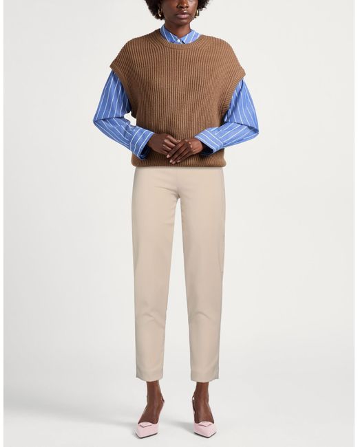 Kocca Natural Pants Polyester, Elastane, Acetate