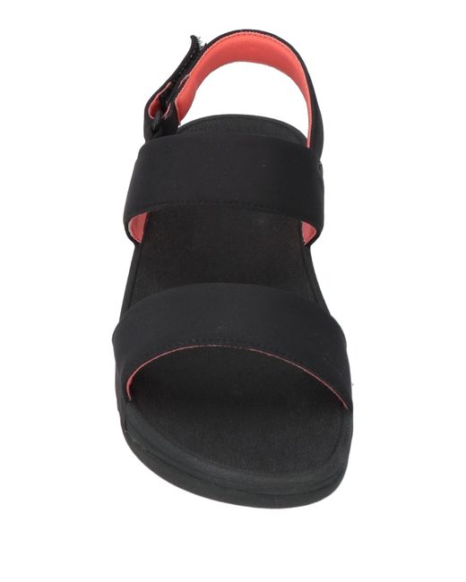 Fitflop Black Sandals Textile Fibers