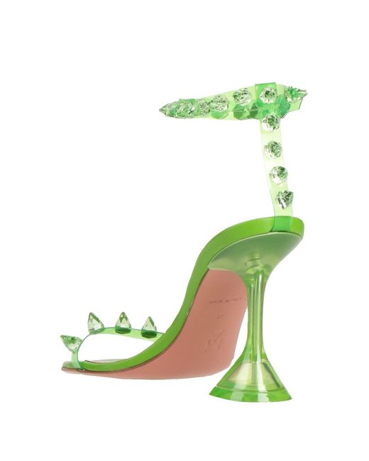 AMINA MUADDI Green Sandals