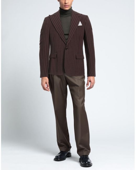 Daniele Alessandrini Brown Blazer for men