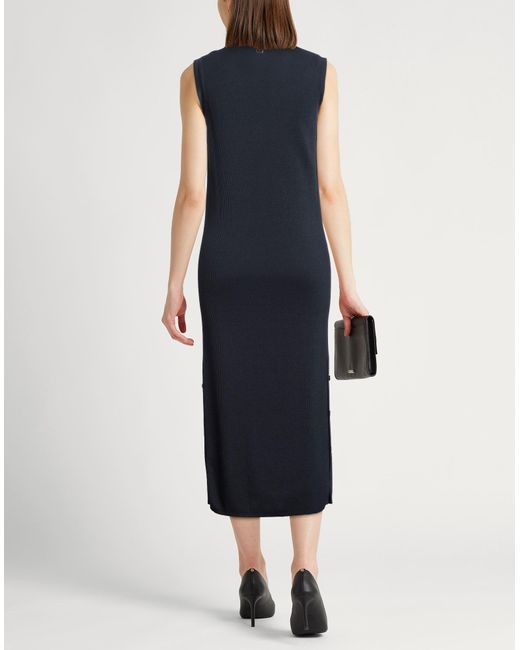 Agnona Blue Midi-Kleid