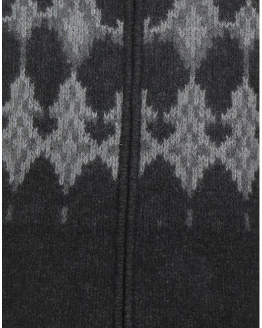 Ermanno Scervino Black Charcoal Cardigan Alpaca Wool, Polyamide, Wool for men