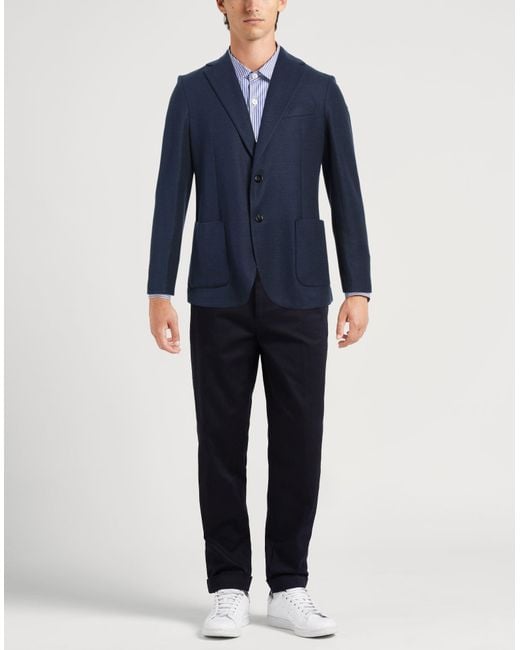 Circolo 1901 Blue Blazer Cotton, Linen for men