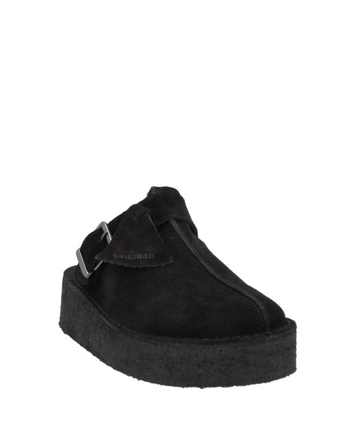 Clarks Black Mules & Clogs