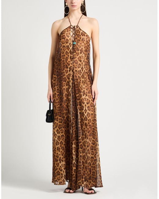 La Perla Brown Maxi-Kleid
