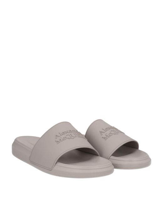 McQueen Gray Sandals for men