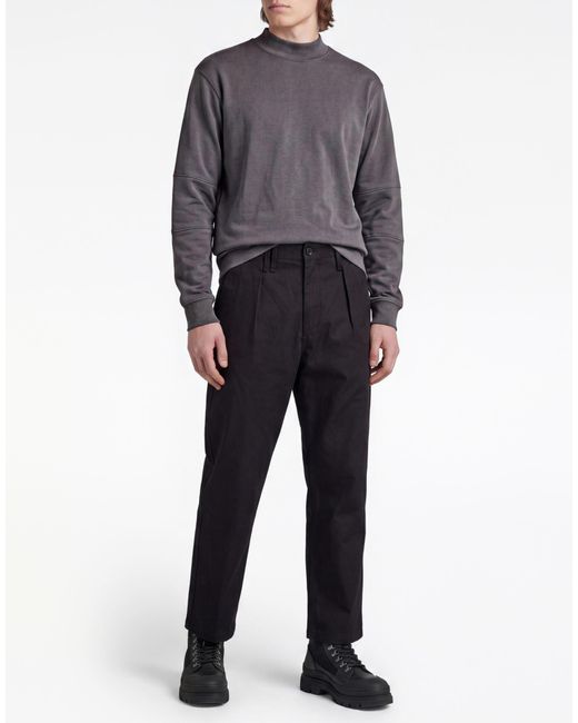 G-Star Black Pants Virgin Wool, Recycled Polyester, Cotton for men