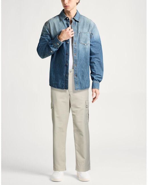 Burberry Natural Pants Cotton, Viscose, Polyester for men