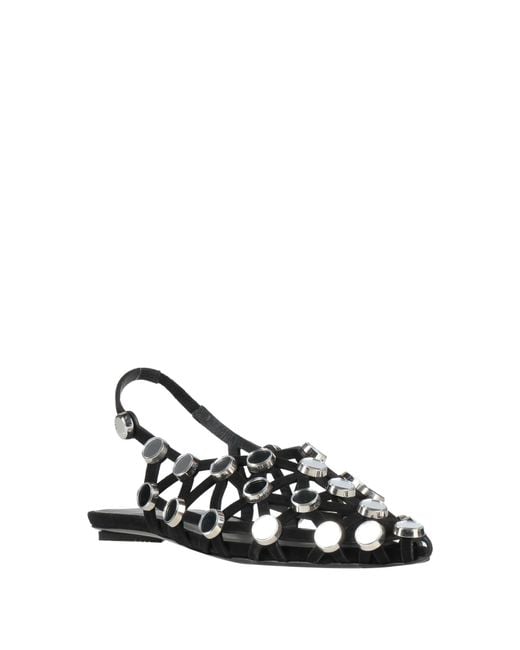 The Attico White Ballet Flats