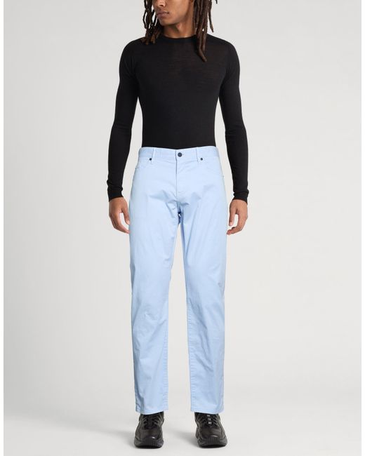 Boss Blue Light Pants Cotton, Elastane for men