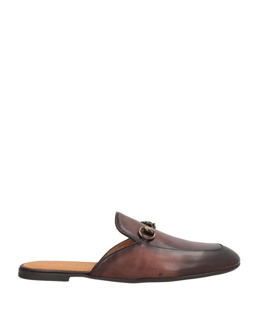 SIGOTTO UOMO Brown Mules & Clogs for men