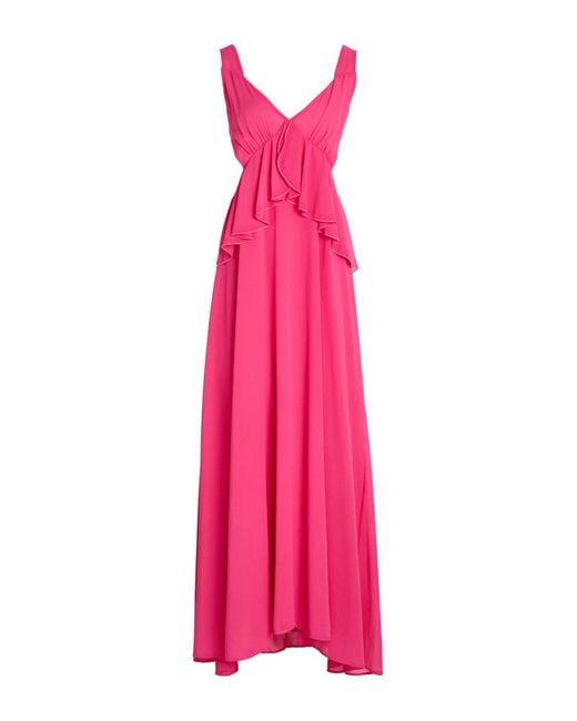 White Wise Pink Maxi Dress