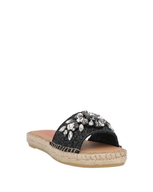 Nila & Nila Black Espadrilles Synthetic Fibers