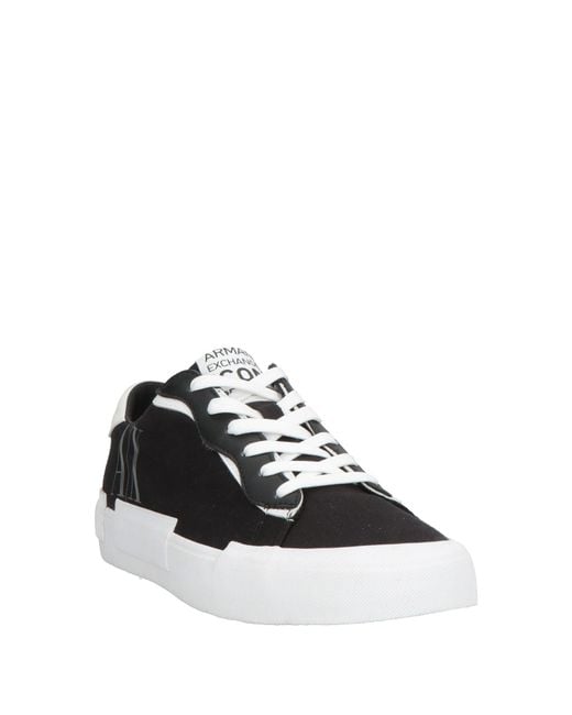 ARMANI EXCHANGE Black Trainers