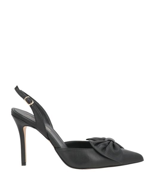 PAOLO MATTEI Metallic Pumps Leather