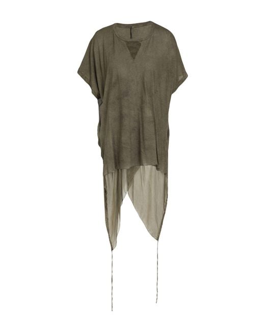 Masnada Green Military T-Shirt Cotton, Silk
