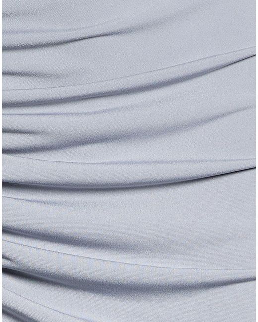 Babylon White Midi Skirt Polyester, Elastane