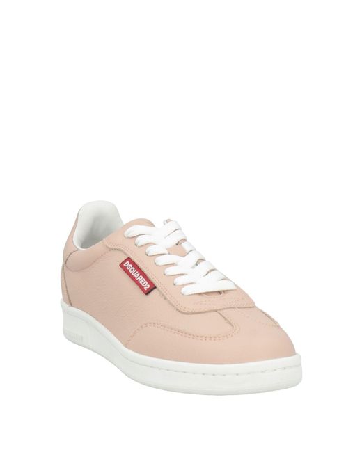DSquared² Pink Sneakers Leather
