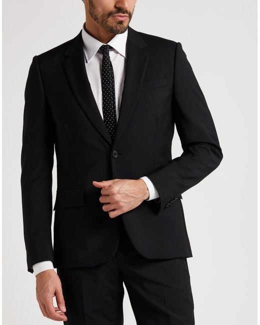 Paul Smith Blue Suit Wool, Mohair Wool for men