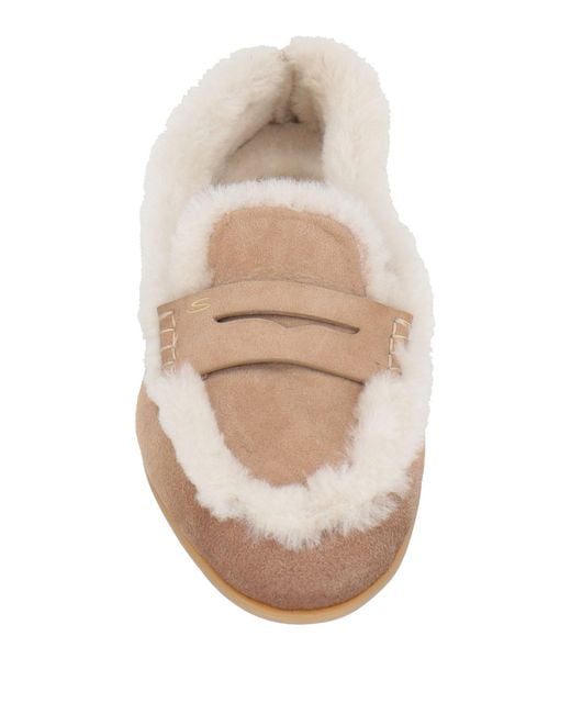 Santoni Natural Loafer