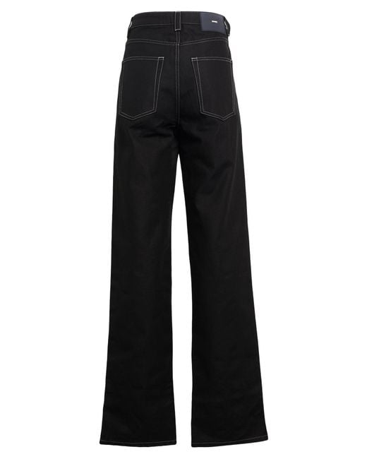 Sunnei Black Pants Cotton