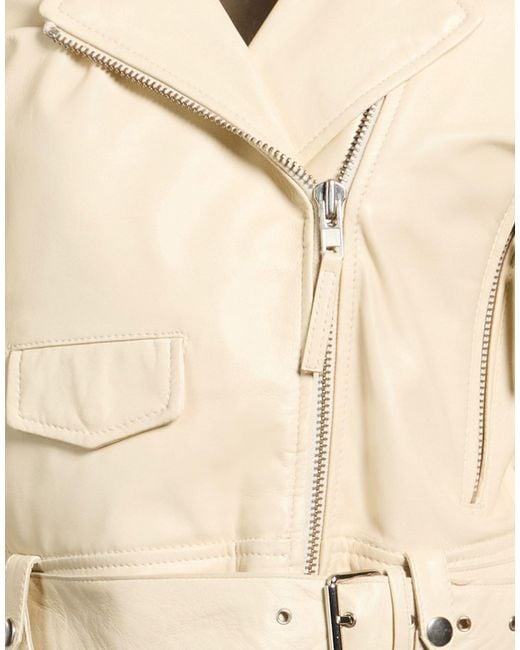 Bully Natural Cream Jacket Leather