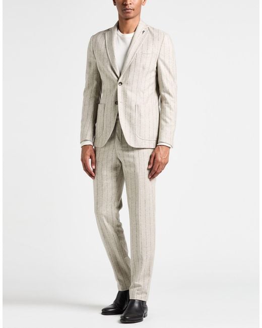 Traje Paoloni de hombre de color Gray