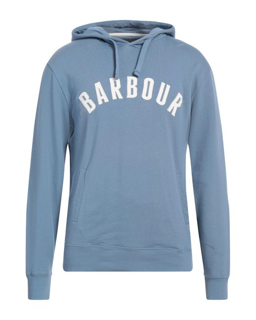 Barbour Blue Pastel Sweatshirt Cotton for men