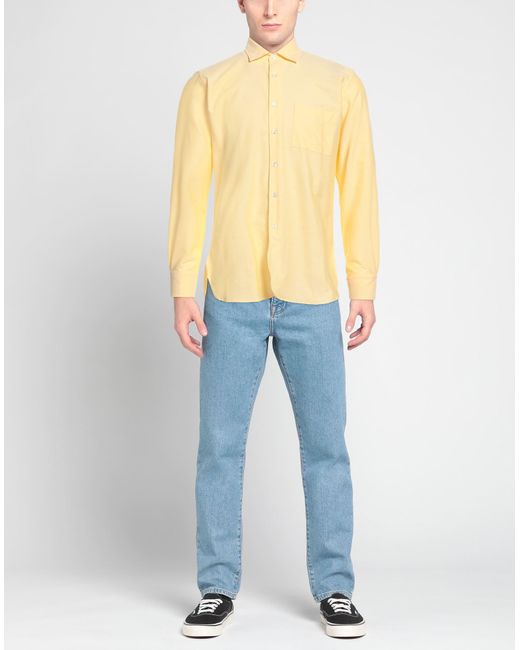 Camicia di Bagutta in Yellow da Uomo