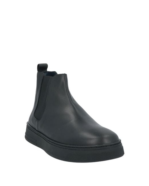 Marechiaro 1962 Black Ankle Boots Calfskin for men