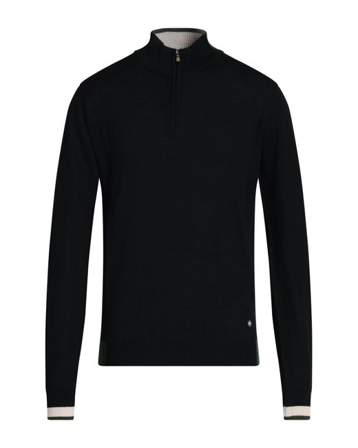 Manuel Ritz Black Sweaters for men