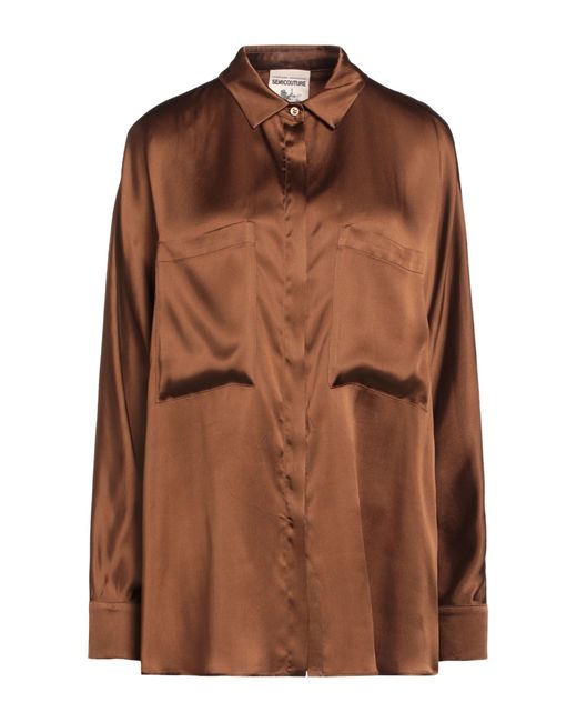 Semicouture Brown Shirt