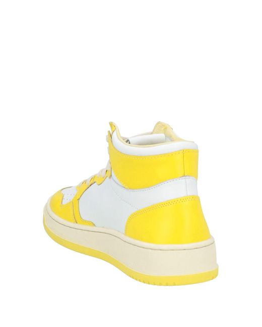 Autry Yellow Trainers for men
