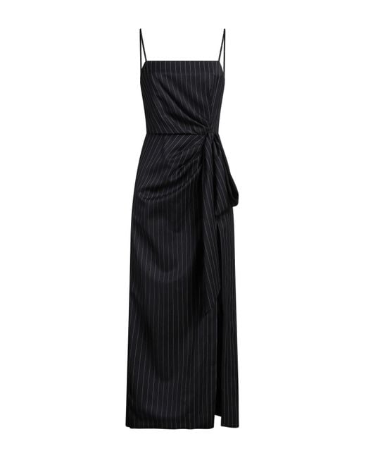 MSGM Black Midi Dress
