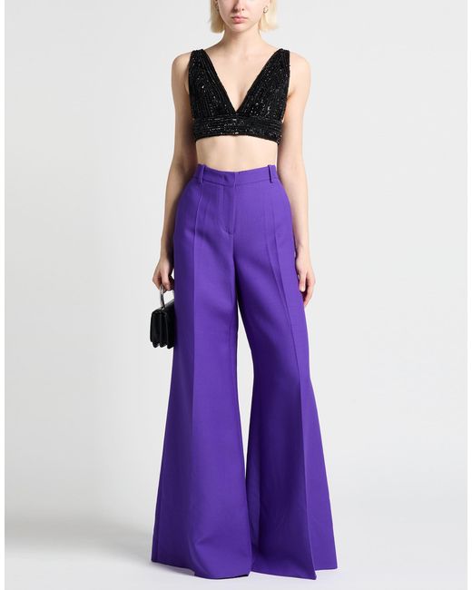 Valentino Garavani Purple Trouser