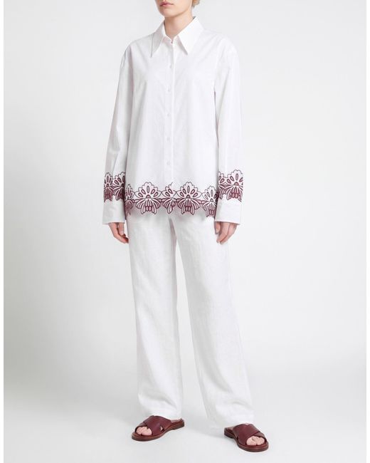 Amotea White Shirt Cotton