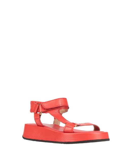 Mjus Red Sandals