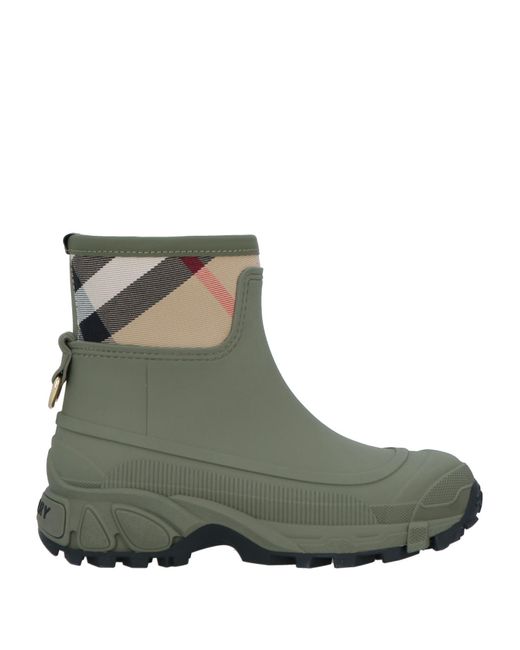 Burberry Green Ankle Boots