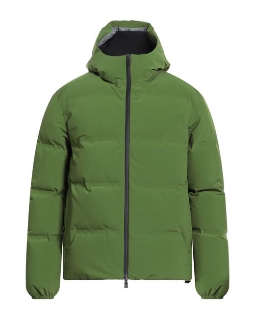 Herno Green Puffers for men