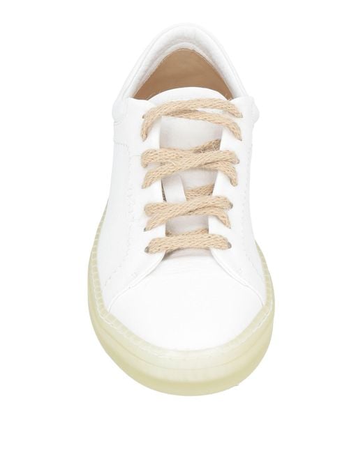 Yatay White Sneakers Textile Fibers