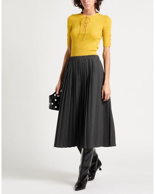 Moschino Yellow Couture Sweater Virgin Wool