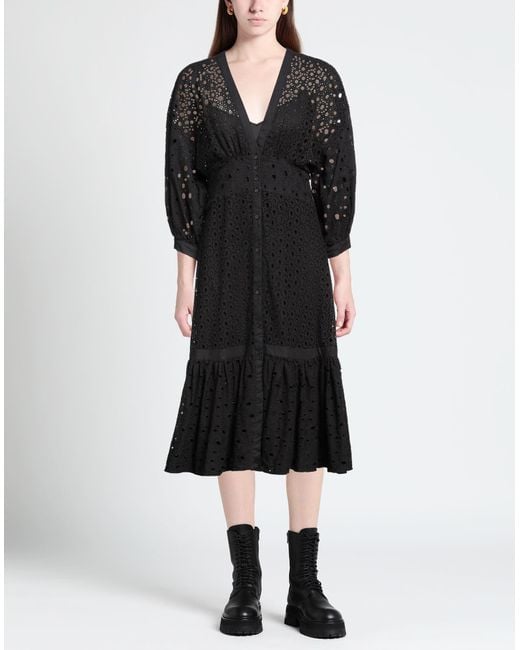 Pinko Black Midi Dress