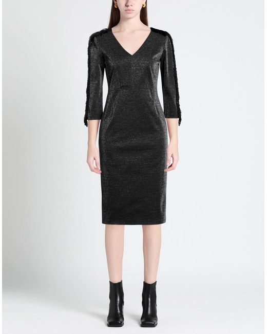 Frase - Francesca Severi Black Midi Dress