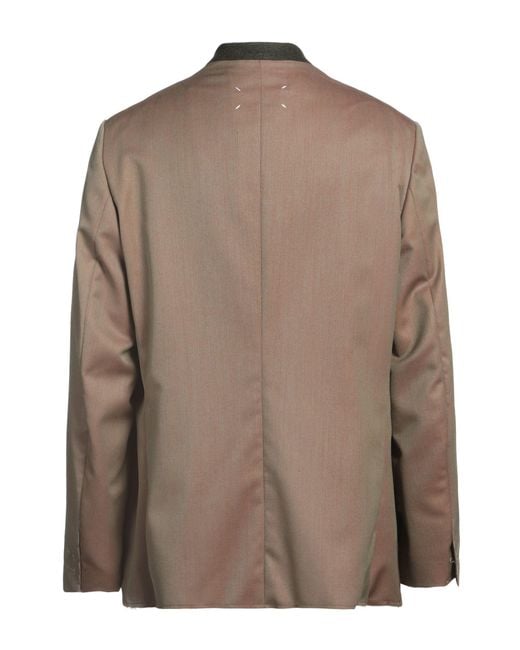 Maison Margiela Brown Blazer Wool for men