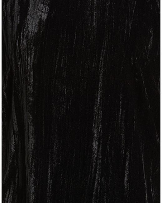 Haveone Black Mini Dress Polyester, Cotton, Polyamide, Elastane