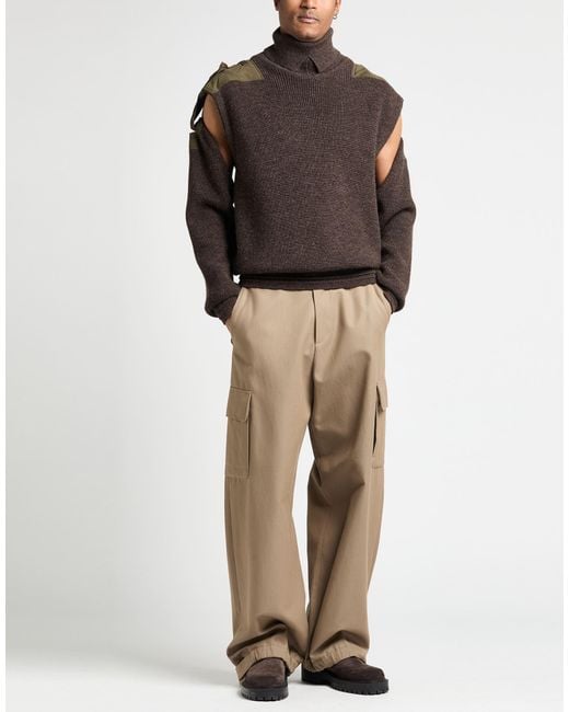 Burberry Brown Dark Turtleneck Wool for men