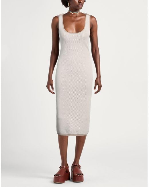 Vestito Midi di Elisabetta Franchi in White