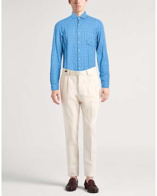 Massimo Alba Blue Shirts for men