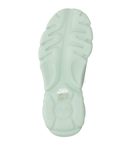 Buffalo Green Sandals Rubber