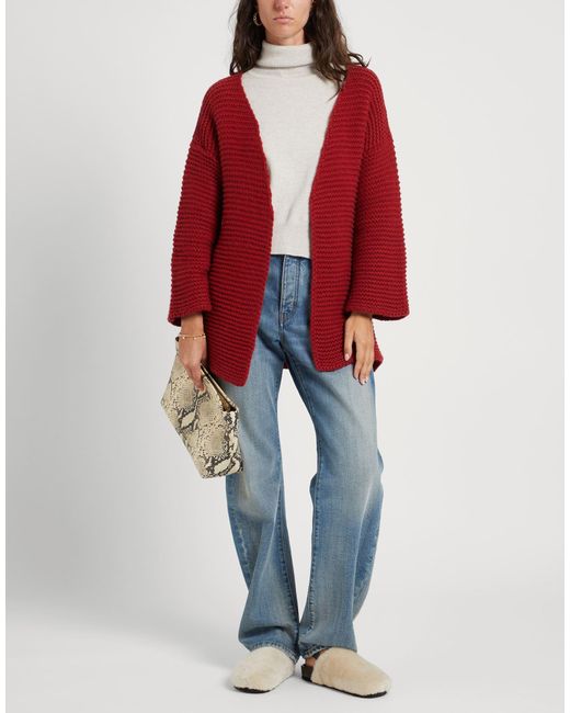 INCENTIVE! Red Brick Cardigan Wool